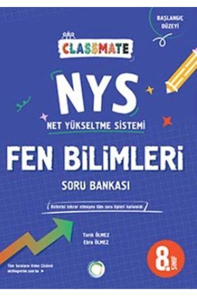 8. Sınıf Classmate Nys Fen Bilimleri Soru Bankası