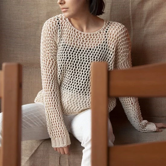 La Mia Mercerized Cotton Koyu Gri El Örgü İpi - 236 - 33577 - 5