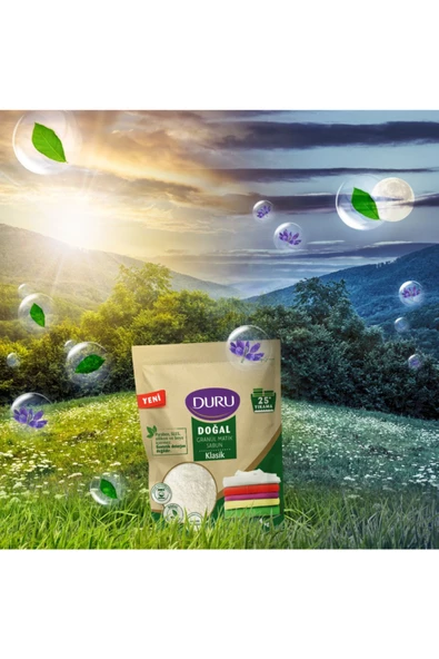 Duru Granül Matik Sabun Klasik 25 Yıkama 6 x 1 KG - Resim 4