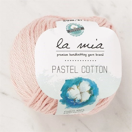 La Mia Pastel Cotton Şeker Pembe El Örgü İpi - L185 - 33952