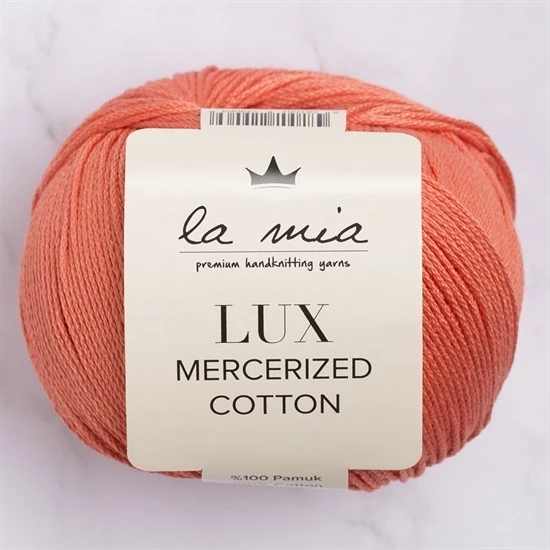 La Mia Lux Mercerized Cotton Nar Çiçeği El Örgü İpi - 13 - 33744