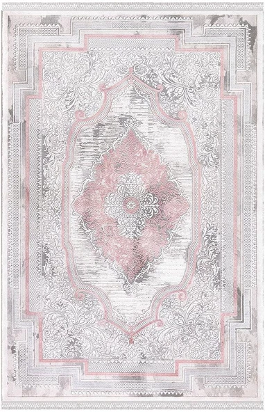 İpek Halı Salon Halısı 200x300 Blossom 13508 Açık Pembe