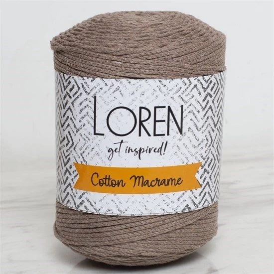 Loren Cotton Macrame Bej - R143 - 34365