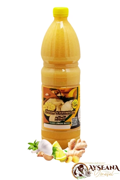 Zencefilli Limon Sarımsak Kürü 100 El Yapımı Doğal 2 Lt - 2
