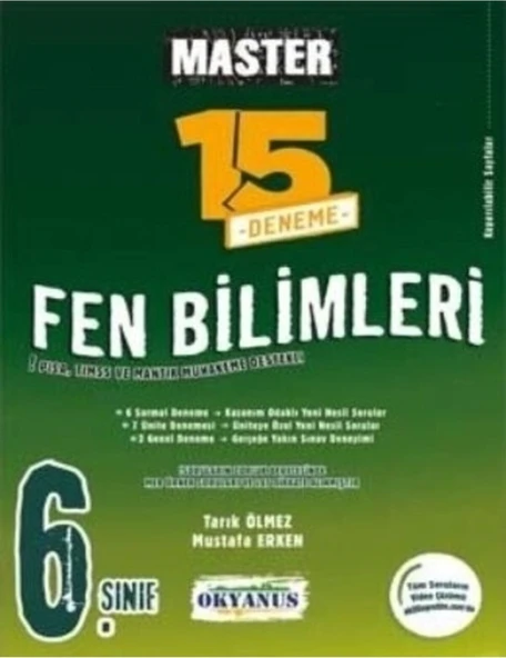 OKYANUS 6.SINIF FEN BİLİMLERİ MASTER DENEME
