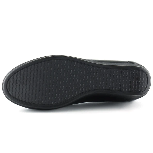 Erkan Saçmacı Daisy Siyah Hakiki Deri Dolgu Topuklu Günlük Ayakkabı - Resim 5