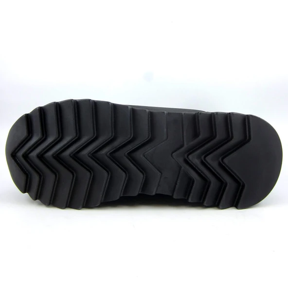 Erkan Saçmacı Luminita Siyah Gümüş Taşlı Gizli Dolgu Topuklu Günlük Ayakkabı - 4