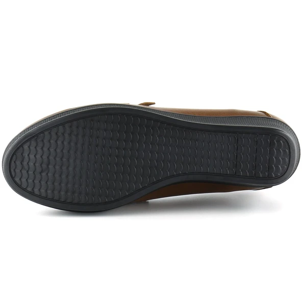 Erkan Saçmacı Taylor Taba Hakiki Deri Dolgu Topuklu Günlük Ayakkabı - Resim 5