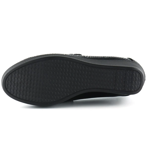 Erkan Saçmacı Taylor Siyah Yılan Hakiki Deri Dolgu Topuklu Günlük Ayakkabı - 5