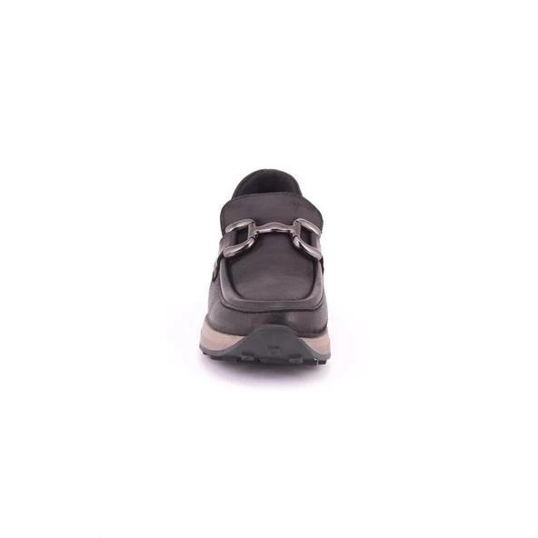 MAMMAMİA D24KA-3260 KAYMAZ TOKALI LOAFER DERİ KADIN AYAKKABI - 7
