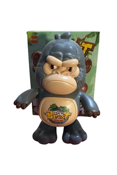 23 cm Sesli Işıklı Dans Eden Goril 3110 - 2