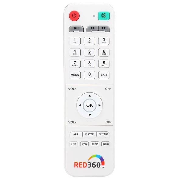 REDLİNE RED360 IPBOX UYDU KUMANDASI