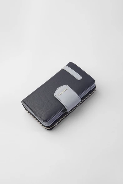 CENGİZ PAKEL Kadın Orta Boy Cüzdan 65256M Lacivert-Buz Mavi - 2