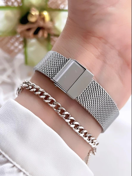 Ferrucci Çelik Kordon 2 Yıl Garantili Yeni Sezon 30 Mt Suya Dayanıklı Kadın Kol Saati BFC.033443.01 - Resim 3