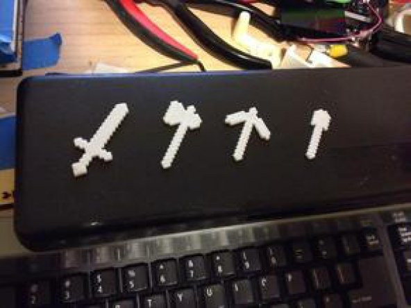 Minecraft Araçları: Kazma, Balta, Kürek, Kılıç Oyuncak - 12