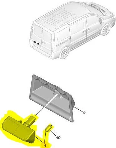 Citroen Jumpy Plaka Lamba (2006-2014) 1.6 HDI, 2.0 HDI 6340E9
