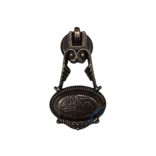 Dekoratif Zamak Sarkaç  Küçük  Kulp - 30x63mm, Eskitme, 1 Adet ürün görseli 1