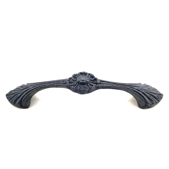 Antika Tarz Dekoratif Pirinç Göz Mobilya Kulbu - 21x127 mm, Oksit ürün görseli 1