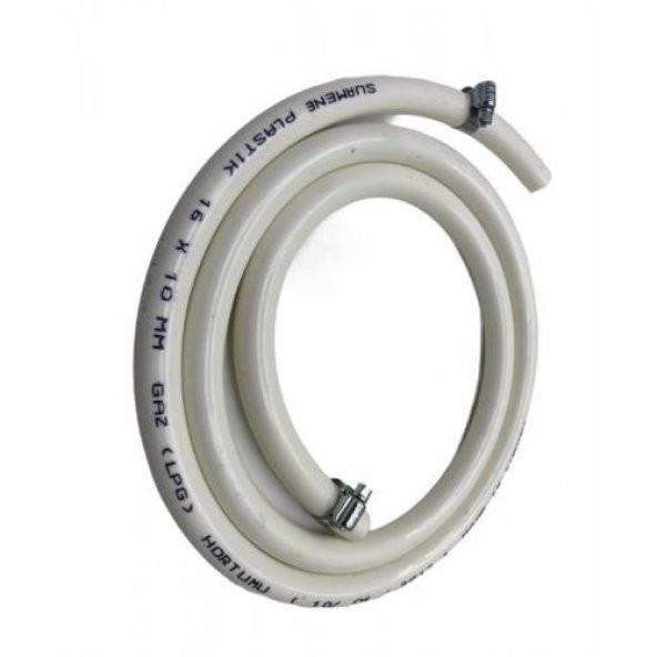 Lpg Tüp Hortumu Aygaz & İpragaz Hortumu + Kelepçe 1,5 mt