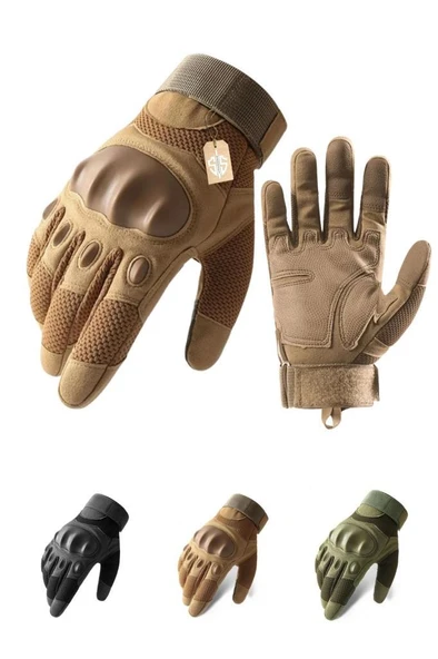 Single Sword Koruyucu Tam Parmak Motorcu Ve Bisiklet Eldiveni