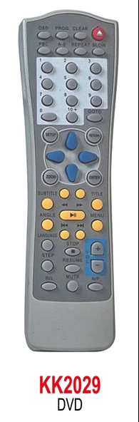 KD-33 TURUNCU TUŞLU DVD KUMANDASI
