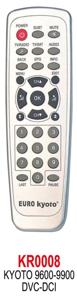 Kyoto 9600-9900 DVC-DCI Uydu Alıcı Kumandası ürün görseli 1