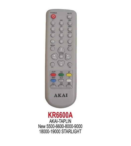 TAPLIN (AKAI 5500-6600-8000-9000-18000) UYDU KUMANDASI ürün görseli 1