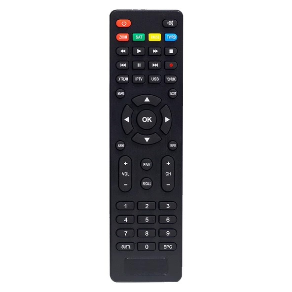 REDLİNE TS-100 HD VE T SERİSİ XTREAM TUŞLU HD UYDU KUMANDA (3447=3444=8130) ürün görseli 1