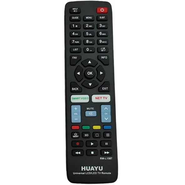 HUAYU KL RM-L1587 SAMSUNG*LG*SONY*PHILIPS*PANASONIC UNIVERSAL LCD TV KUMANDA ürün görseli 1