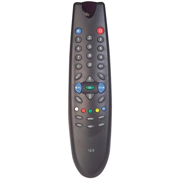 Arçelik - Beko 12.5 Sistem Siyah Tv Kumandası