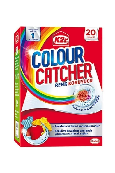 K2r Colour Catcher Renk Koruyucu Mendil 20'li