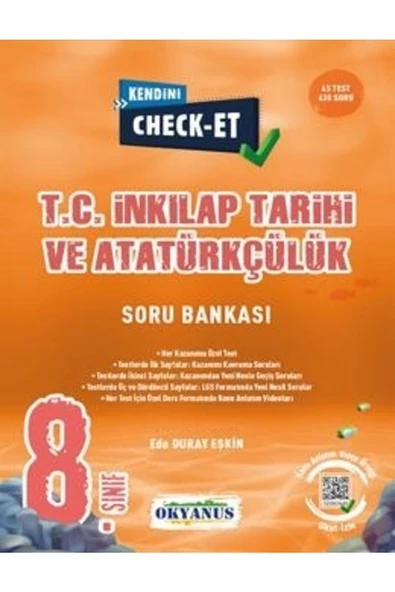 8. Sınıf Kendini Check - Et T. C. İnkılap Tarihi