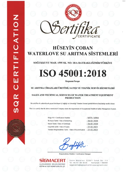 Waterlife Uyumlu Filtre 5 'li LG Mebran Set Waterlife Su Arıtma Filtresi - Resim 3