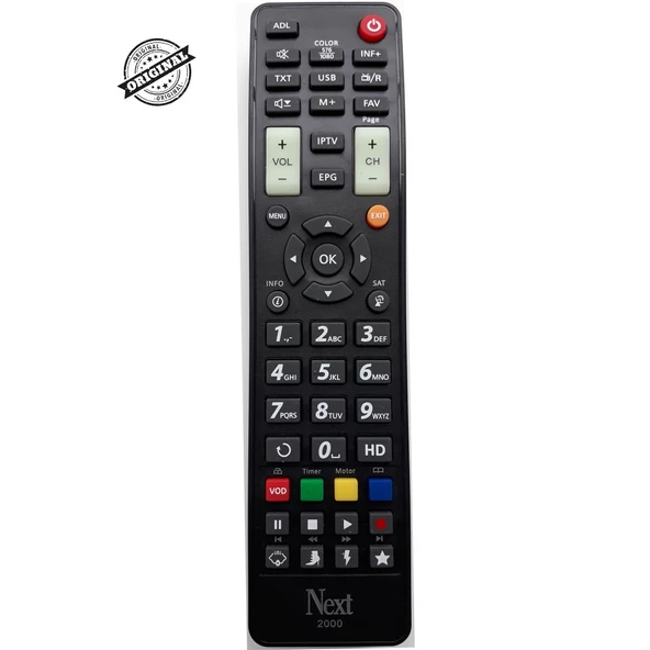 Next 2000 HD Orijinal Kumanda Uk002
