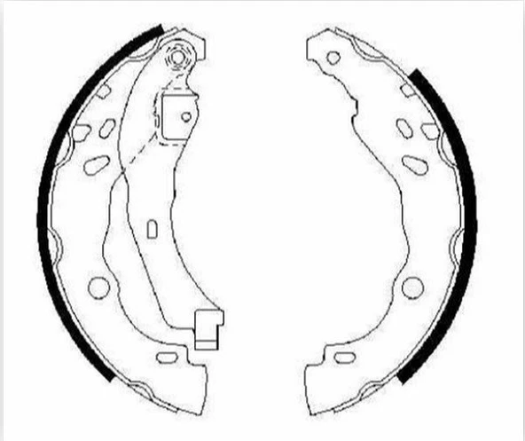 Renault Clio Sw Grand Sport Tur Arka Fren Balatasi (2017-2020) 0.9 7701207178 - Resim 2