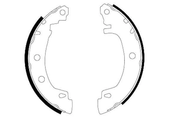 Renault Megane Arka Fren Balatasi (1995-2003) 1.9, 2.0, 1.6, 1.4, 1.9 DTI 7701207268 - Resim 2