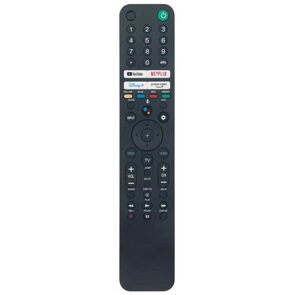 SONY YOUTUBE NETFLİX DİSNEP PRİME VİDEO SES KOMUTLU TUŞLU  RMF-TX520U LCD LED TV KUMANDASI