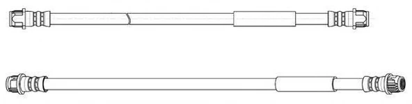 Fiat Scudo Arka Fren Hortumu (2007-2016) 1.6 JTD, 2.0 JTD 4806H6 ürün görseli 1