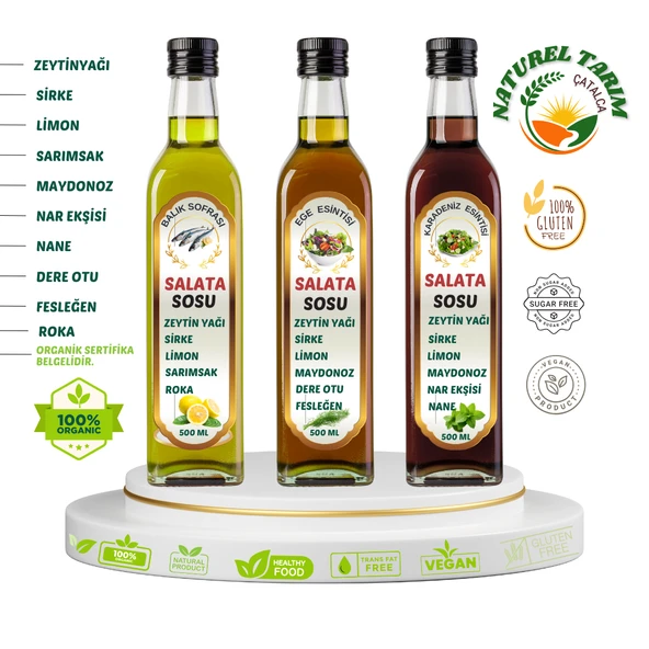 NATUREL SALATA SOSU 3 LÜ SET