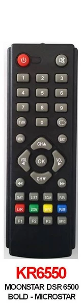 MOONSTAR DSR 6500 BOLD MİCROSTAR UYDU KUMANDASI
