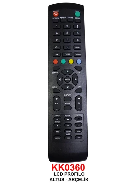 VESTEL ALTUS ARÇELİK BEKO ARCTİC BLOMBERG LCD/LED TV KUMANDA (M04Y096LX40)
