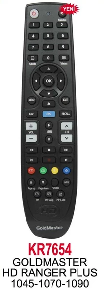 Goldmaster Ranger HD-1070 PVR Black Box Uydu Kumandası