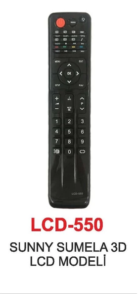 Sunny 3D Lcd-Led TV Kumandası 13087