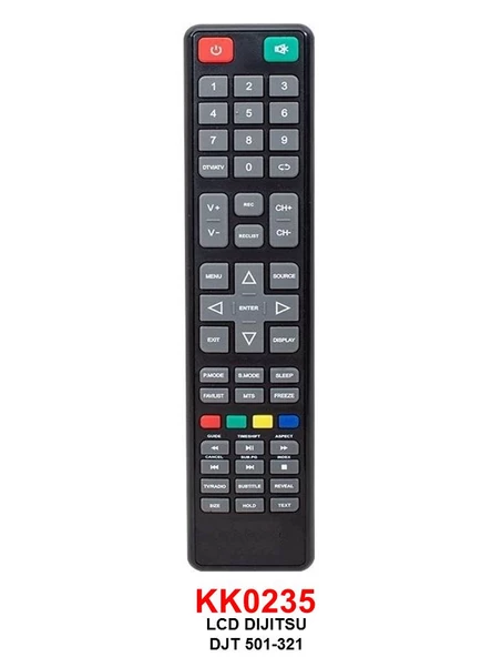 DİJİTSU 501-321 SERİSİ-VISION LCD-LED TV KUMANDA (2135=33186) ürün görseli 1