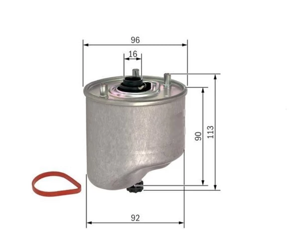 Connect Mazot Filitresi (2015-2019) 1.6 HDI, 1.5L DURATORQ TDCİ AV6Q9155AA ürün görseli