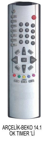 Arçelik Beko TIMER Lİ TV Kumandası ürün görseli 1