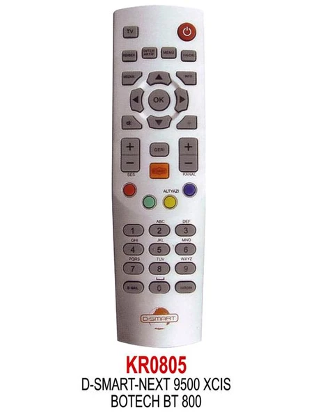 DSMART NEXT 9500 XCIS BOTECH BT 800 UYDU KUMANDASI ürün görseli 1