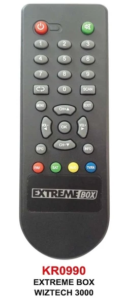 EPG'Lİ WIZTECH 3000 - EXTREME BOX UYDU KUMANDALARI ürün görseli 1