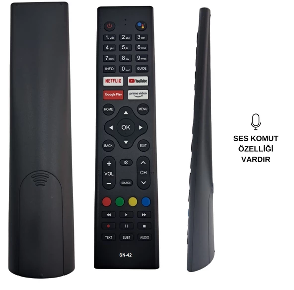 SUNNY G3 ATV KUMANDA SERİGRAFİLİ SİYAH ürün görseli 1