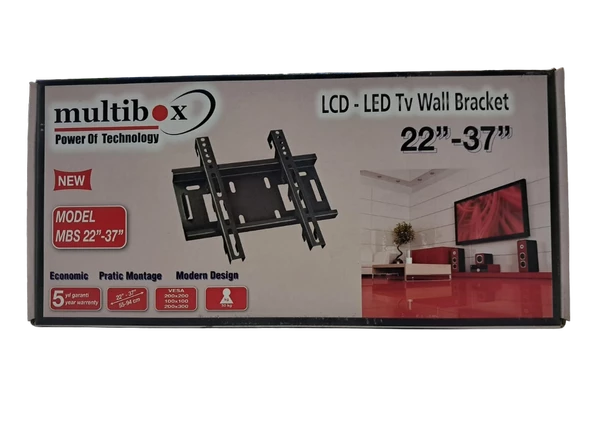 Multibox 22" - 37" Sabit Tv Askı Aparatı